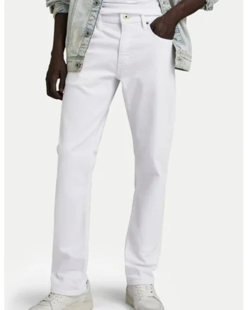 Blugi barbati, G Star Raw, 303804909, Bumbac, Alb, Alb