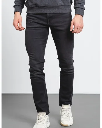 Blugi slim fit Delaware, Negru stins