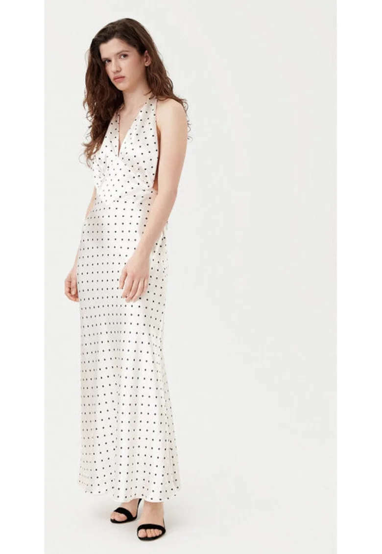 Rochie dama,  304921483, Poliester, Negru, Negru