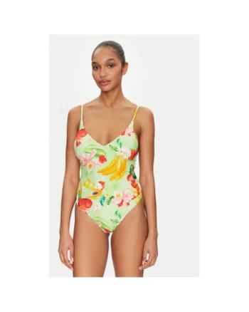 Costum de baie dama,  305002471, Nylon/Elastan, Verde, Verde