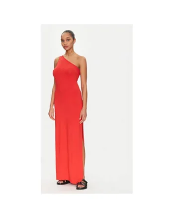 Rochie dama,  305002167, Viscoza, Portocaliu, Portocaliu
