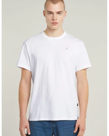 Tricou lejer din bumbac organic, Alb optic