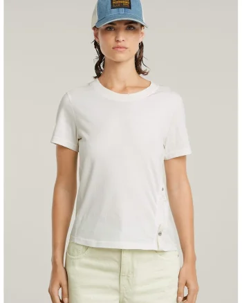 Tricou din bumbac organic, Alb murdar