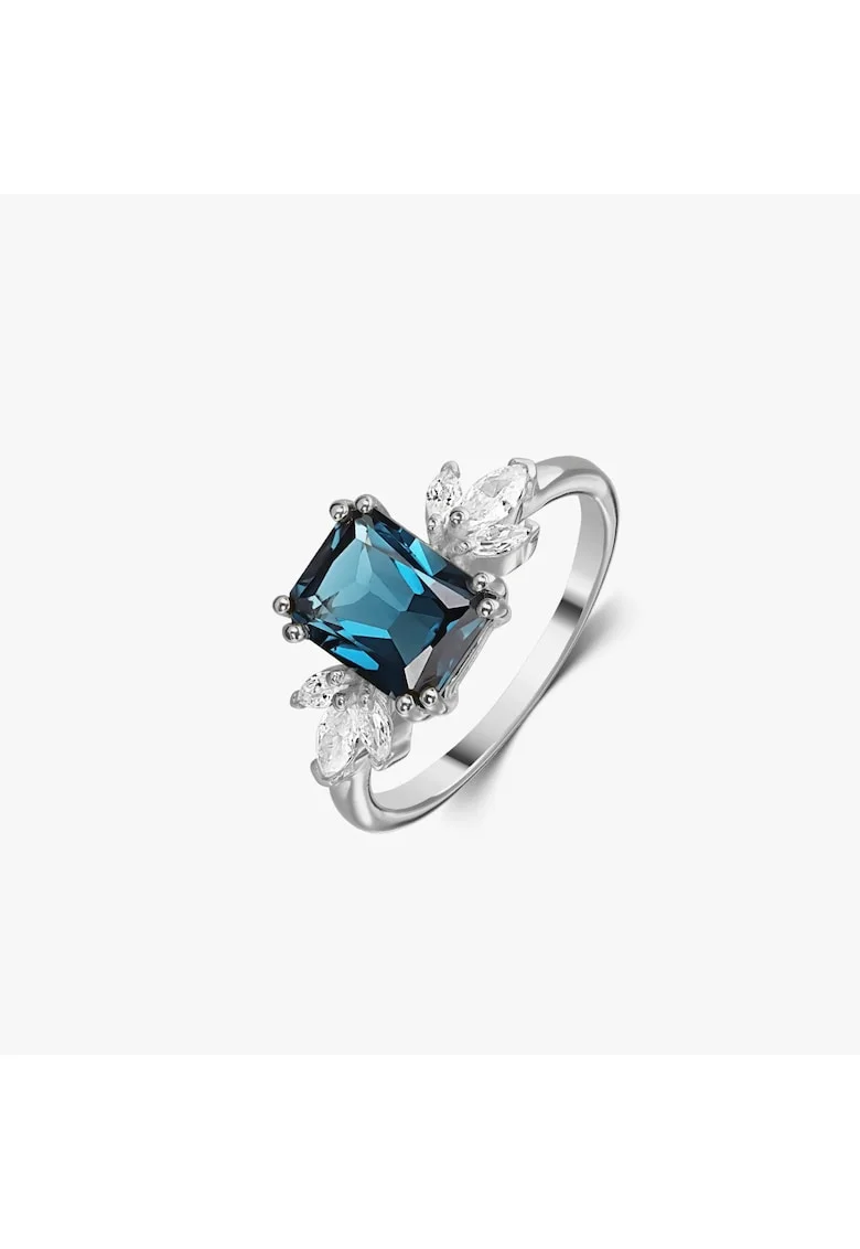 Inel din argint Faerie - Topaz Blue London