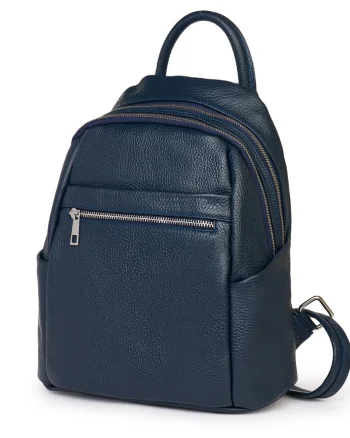 Rucsac dama din piele Jonathan bleumarin