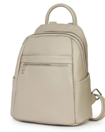 Rucsac dama din piele Jonathan gri