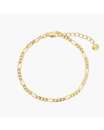 Bratara din argint Golden Figaro