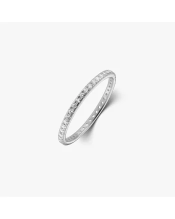 Inel din argint Classic Eternity - Zirconiu