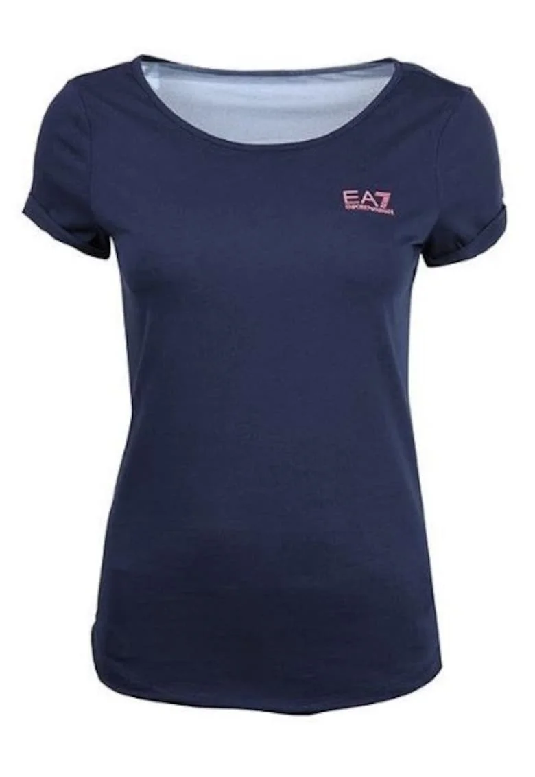 Tricou cu croiala slim si detaliu logo,