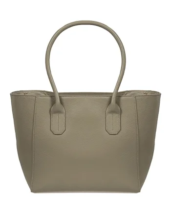 Geanta dama  piele naturala, verde, One Size