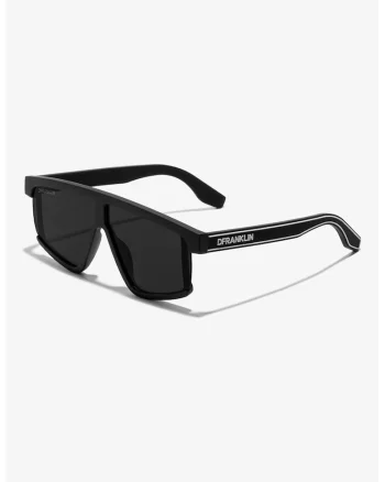 Ochelari de soare shield unisex, Alb/Negru