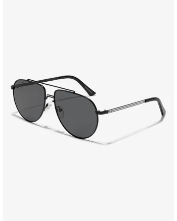 Ochelari de soare aviator unisex, Alb/Negru
