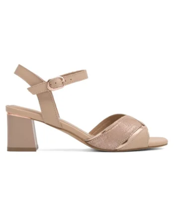 Sandale dama,  590558832536936, Piele naturala, Bej