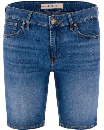 Pantaloni scurti barbati,  Bumbac, Albastru1