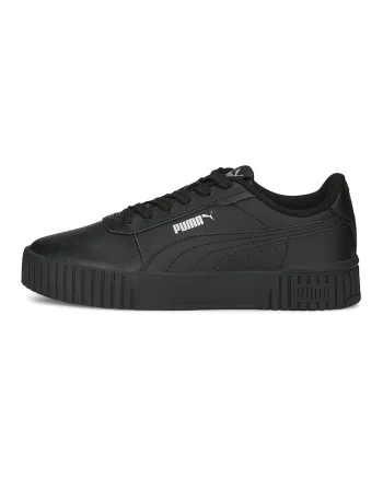 Pantofi sport cu insertii de piele Carina 2.0, Negru