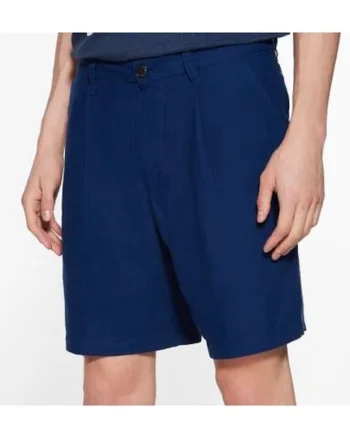 Pantaloni Scurti Din Amestec De In