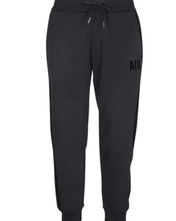 Pantaloni cu logo contrastant,