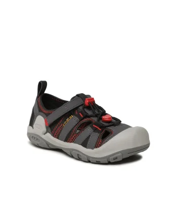 Sandale copii,  303196141, Piele ecologica, Gri, Gri