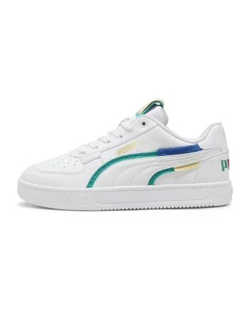 Pantofi sport de piele ecologica Caven 2.0 Ready, Alb/Verde/Albastru