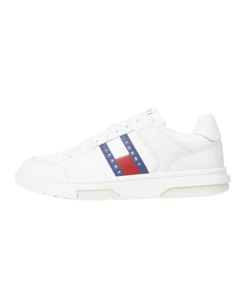 Pantofi sport de piele, Alb