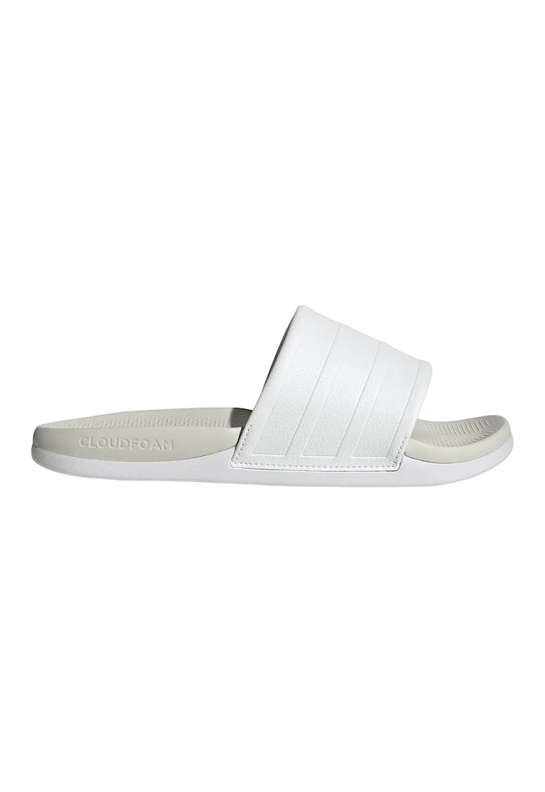 Papuci Adilette Comfort 2, Alb optic