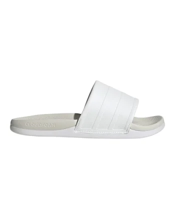 Papuci Adilette Comfort 2, Alb optic