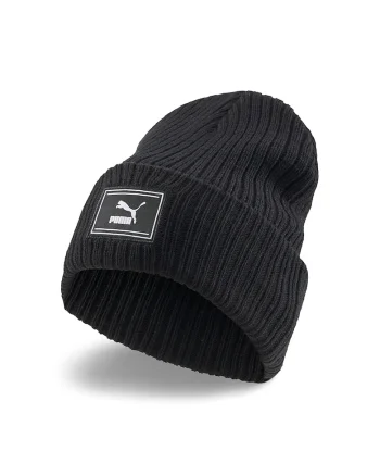 Caciula striata cu logo Prime, Negru stins