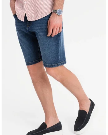 Blugi scurti cu buzunare, Albastru indigo