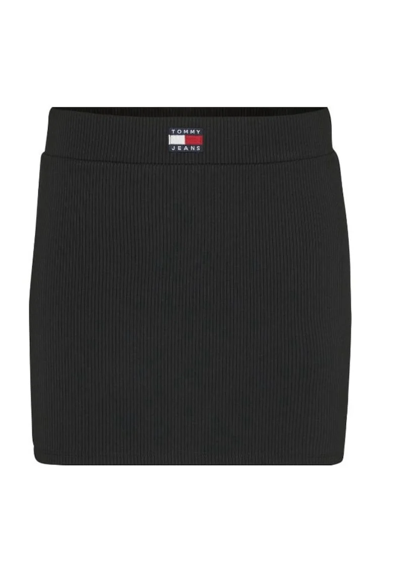 Fusta dama,  Poliester, Negru, Negru