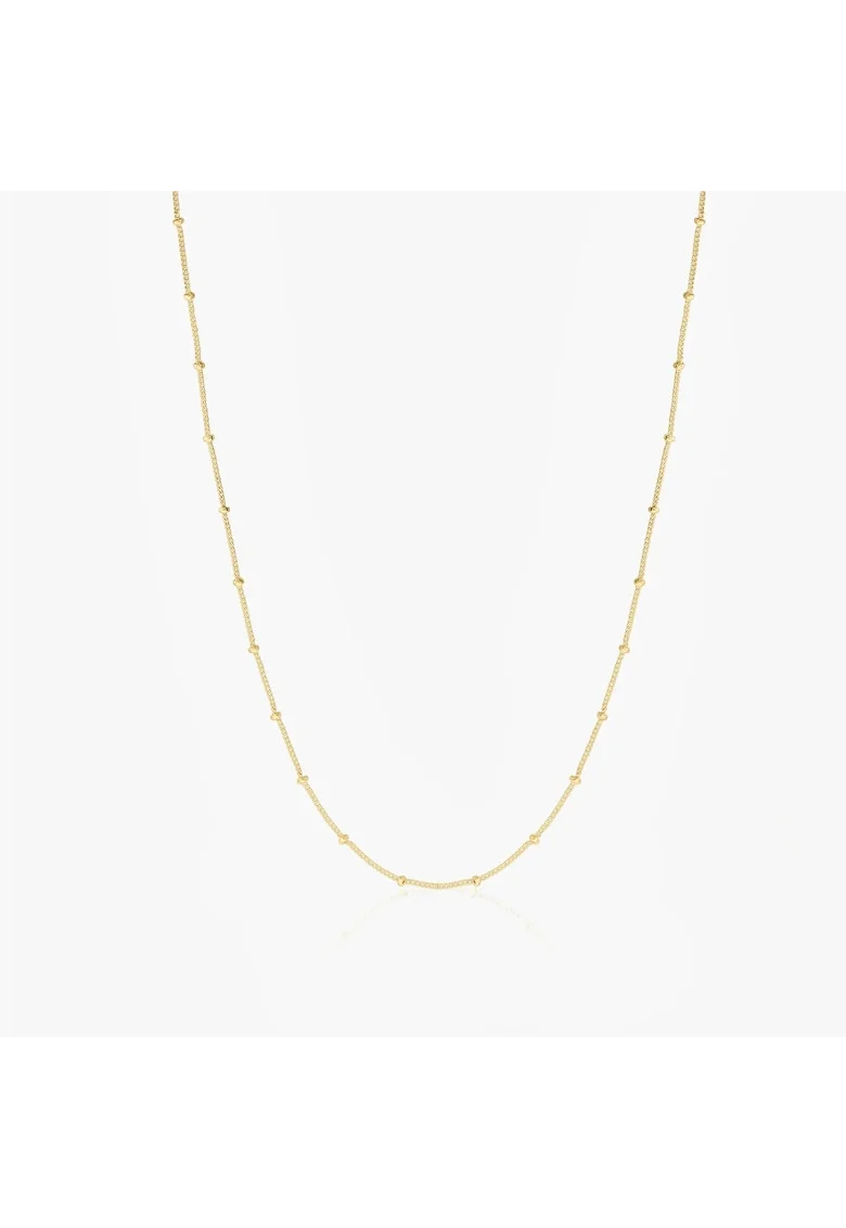 Lant din argint Golden Beaded