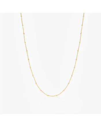 Lant din argint Golden Beaded