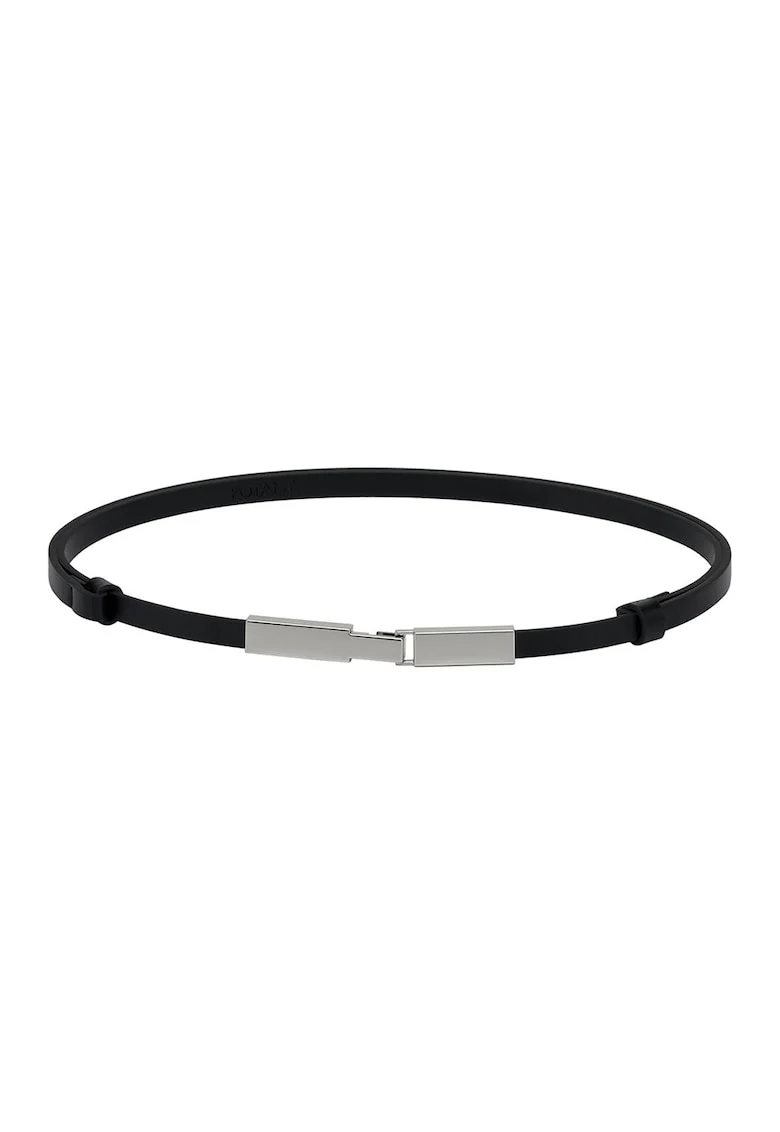 Curea skinny de piele, Negru