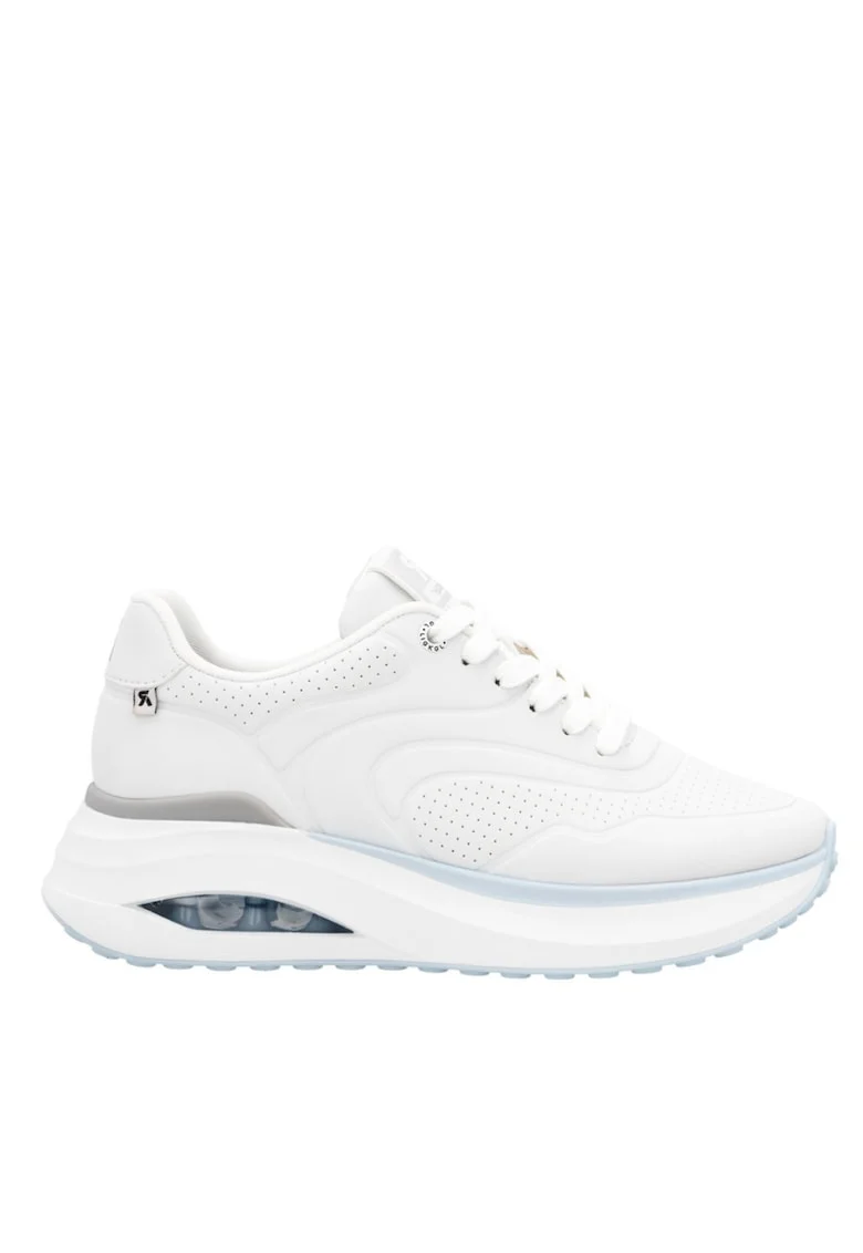 Pantofi sport, dama,  MEMOSOFT, W2700-80 alb, piele ecologica