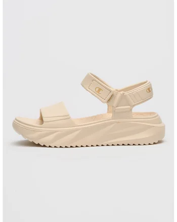 Sandale cu inchidere velcro Moon, Bej deschis