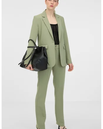 Sacou regular fit, Verde deschis
