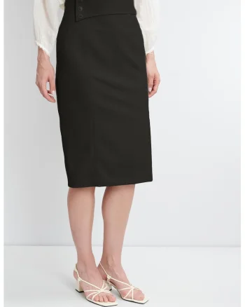 Fusta femei  Scarlet 7344, Negru