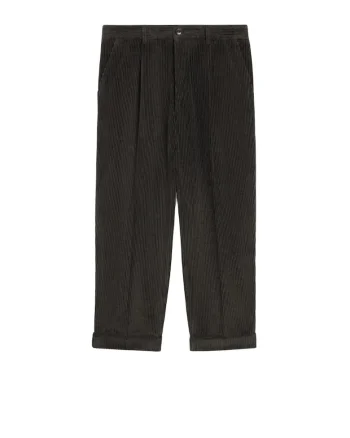 Pantaloni barbati,  oversize, bumbac, negru,