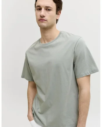 Tricou regular-fit din bumbac, Gri deschis