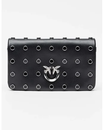 Geanta plic de piele Click Soft, Negru