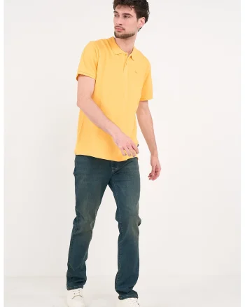 Blugi slim fit, Albastru teal