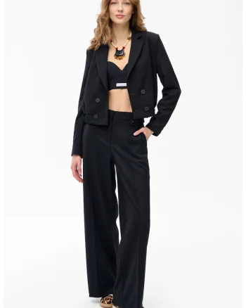 Pantaloni Emma cu talie inalta
