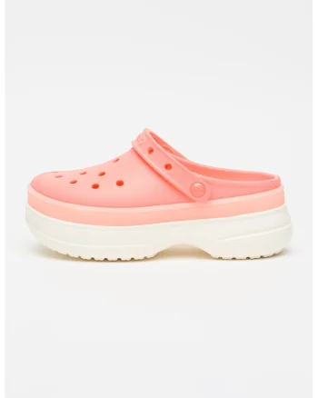 Saboti slingback demi-wedge, Roz neon