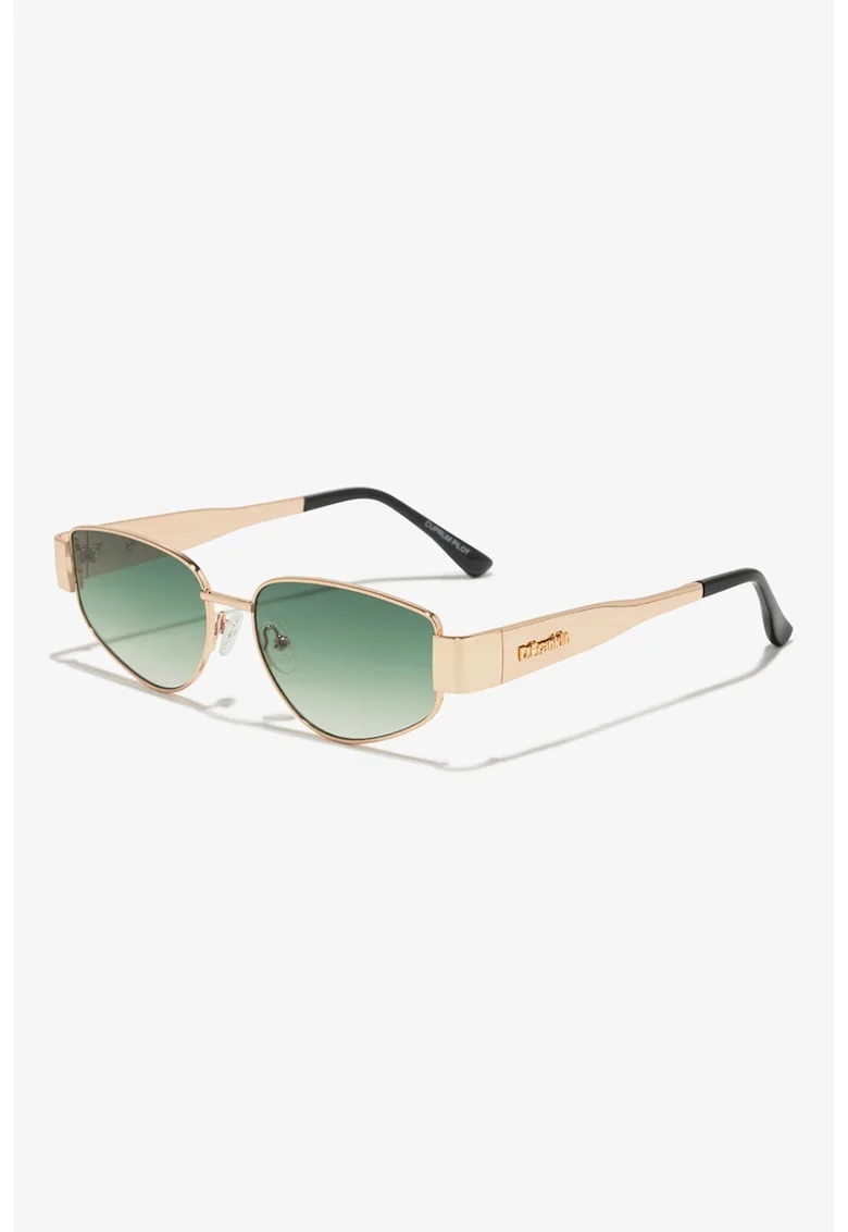 Ochelari de soare pilot unisex, Auriu
