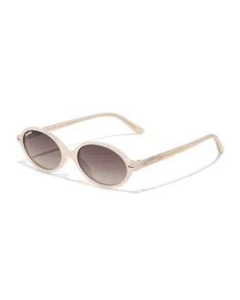 Ochelari de soare unisex cu lentile polarizate, Bej deschis