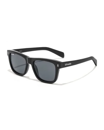 Ochelari de soare wayfarer unisex cu lentile polarizate, Negru