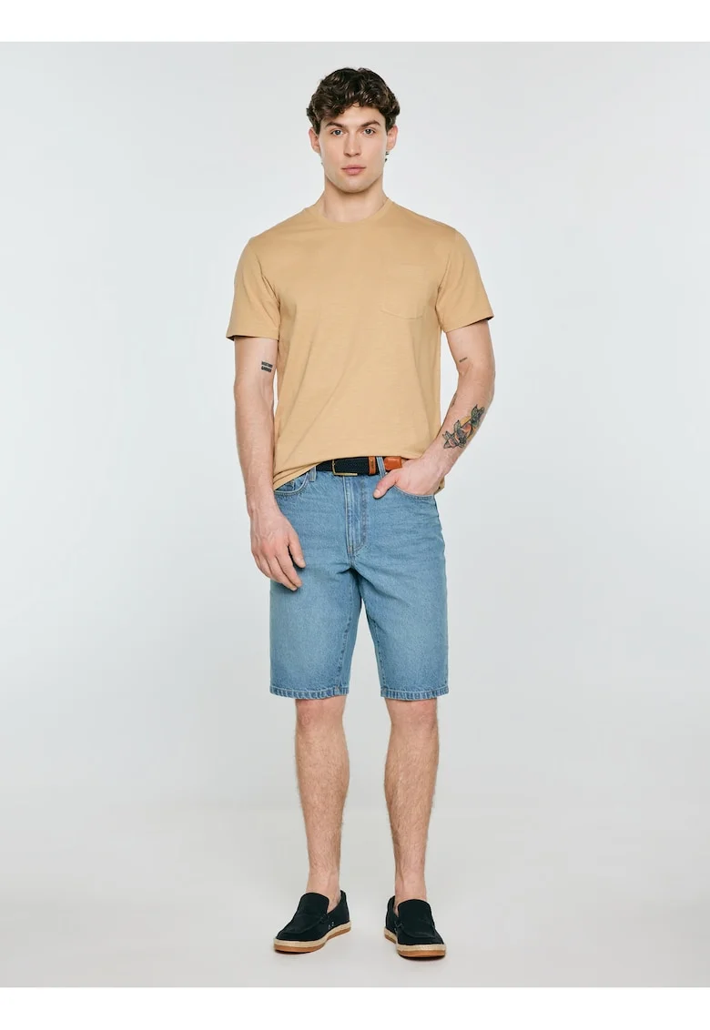 Tricou cu decolteu la baza gatului Tomes