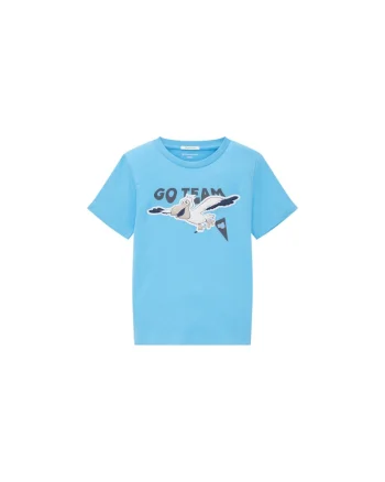 Tricou copii,  301928232, Bumbac, Albastru, Albastru