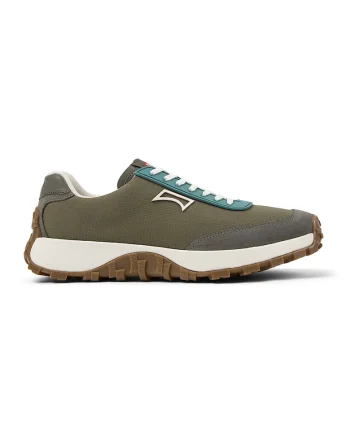 Pantofi sport Drift Trail cu detalii din piele intoarsa, Kaki
