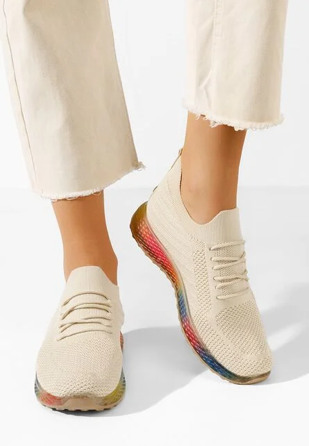 Pantofi sport dama Vadia bej
