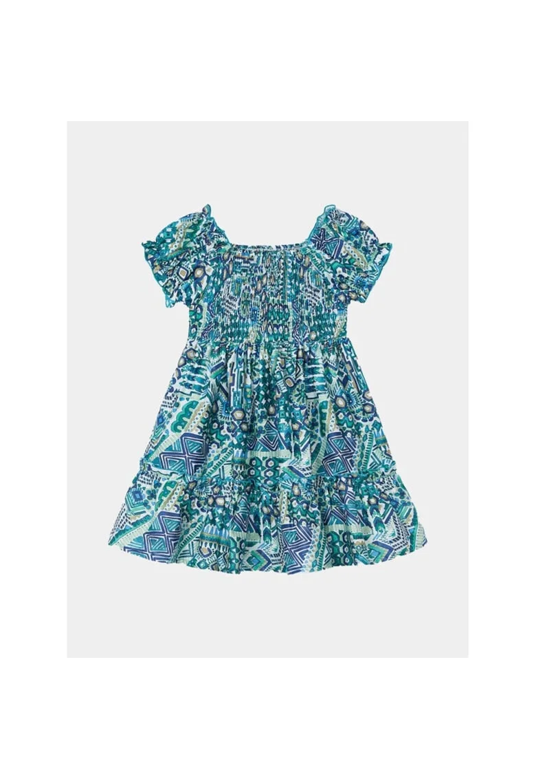 Rochie fete,  13799, Multicolor, Bumbac